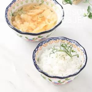 프라카 폴란드풍 도자기 프릴공기대접 2P 세트