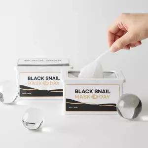 리르 블랙 스네일 마스크 30day - 뽑아쓰는 1일1팩 대용량 비건 마스크 시트