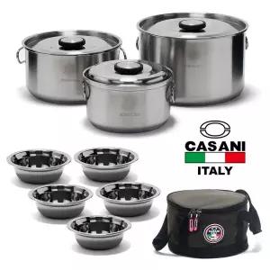 까사니 스테인레스 코펠 세트 3~4인용