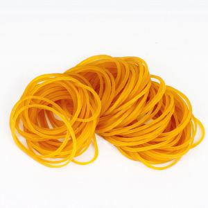 노란 고무줄 고무밴드 100개 포장 미용 파마