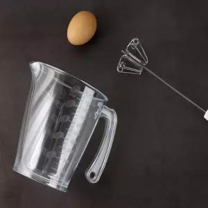 대형 플라스틱 계량컵 1L 반죽 눈금비커 요리 베이킹