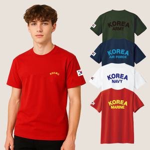 ROKA 육군 해군 공군 해병 코리아아미 로카티셔츠