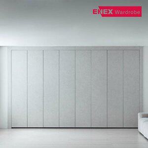 [에넥스]콩크 여닫이 붙박이장(고급형)-15cm
