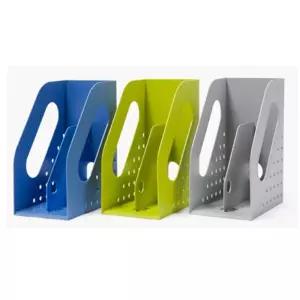 시스맥스)데스크 멀티박스(연두)/서류/화일/파일/정리/꽂이/책상/사무실/가정용/플라스틱/책꽂이/책정리