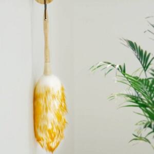 로에드 천연 타조털 양모 먼지털이개 먼지떨이