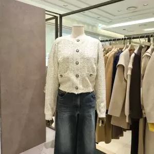 [지고트](대전신세계)JPAE1CD563 [ 글리터 트위드 가디건]