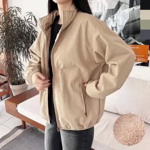 나들이 신상 겨울 여자 자켓 점퍼 봄 캠퍼스 오버핏