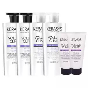 케라시스 볼륨 샴푸 600ml x2 + 컨디셔너 600ml x2 + 트리트먼트 300ml x2