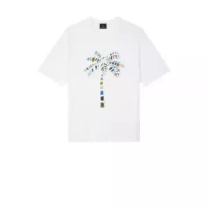 [폴스미스]25 팜트리 프린팅 반팔 티셔츠 127305666