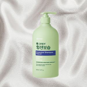 그린핑거키즈샴푸 힘센보습샴푸 어린이클렌저 오렌지그린티향 500ml 1개