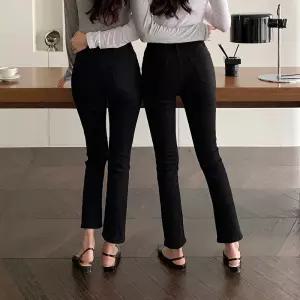 (가성비/3기장/3사이즈/쫀쫀스판/기모) 벨리아 히든밴딩 일자 코튼 팬츠 ps4732