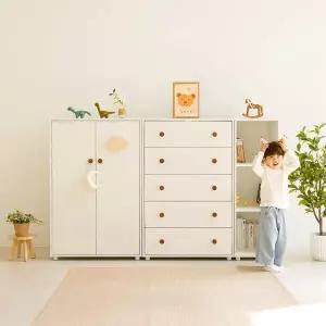 루시 베이비장 유아 키즈 아기옷장 책장 서랍장 2000 세트 IH25013 /착불