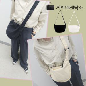 [지아네세탁소] 무지크로스백 캔버스백 숄더백 여성가방 데일리백