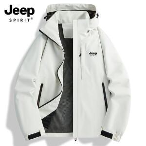 JEEP SPIRIT 봄 가을 남성 여성 방수 방풍  자켓  바람막이 스타일리시  점퍼 야외활동