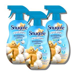 스너글 섬유탈취제 470ml 3개 허거블코튼