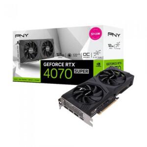 -PNY 지포스 RTX 4070 SUPER VERTO OC D6X 12GB DF STCOM-