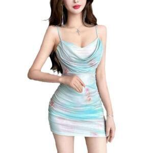 홀복 섹시원피스 파티룩 의상 드레스 전문 BJ 여성 슬림 여캠 시스루 레이스