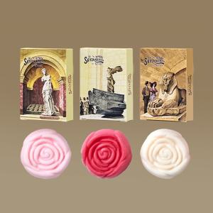 라사본느리드니옹 프랑스 자연유래 클렌징 비누 장미 50g