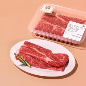 횡성축협한우 등심 구이용 1등급 (100g) (팩)
