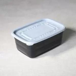 일회용 죽용기 AJ 사각죽용기 특대 블랙 500세트 사각 (WFI15UJ)