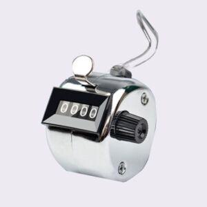 위즈템 미니카운터기 실버 휴대용계수기 수동카운터기 인원체크 수량체크 숫자체크