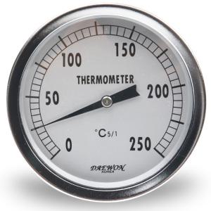 대원 바이메탈온도계 100파이 250도 150L