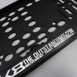 K8신형번호판가드 메탈스티커 구형가능 비천공 B타입