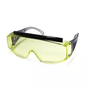 옐로우색상 긁힘방지렌즈 보안경 도로주차건설 보호경