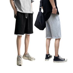 P818 반바지 밑단포인트 트레이닝팬츠