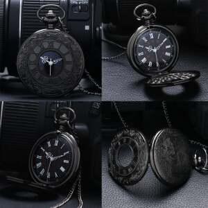 허피디 포켓워치 패션 체인 태엽 회중시계 목걸이 팬던트