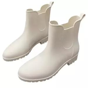 심플 베이직 논슬립 여성용 장화 워커 장마철 레인부 (WFI0QV8)