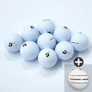 브리지스톤 로스트볼 A+ 3피스 삼선퍼터라인 화이트 20알