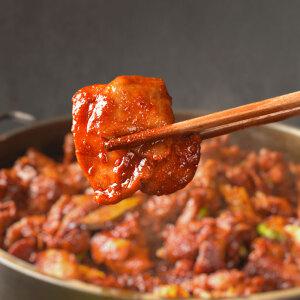 홍익상회 춘천닭갈비 팔팔닭갈비 닭다리살 500g x 4팩 춘천 제조 캠핑