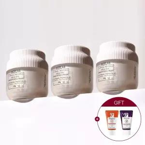 1.+1.+1 에이지랩 스네일 뮤신 저자극 영양크림 50g 탄력/미백/기미 (총3개) + 미니폼클 30ml 2개 증.정