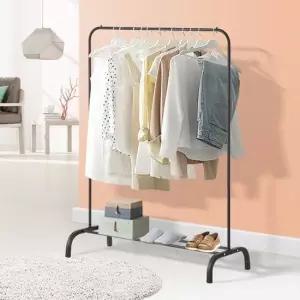 1단행거 스탠드 옷걸이수납 옷방 옷가게 작은 벽행거 스탠드옷걸이 이동식행거