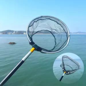 원형 삼각 뜰채 낚시 바다 민물 뜰채망 풀장 잠자리채 해루질 스텐
