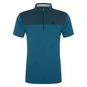 갤러리아 밀레 이월할인 남성 트랙션 블록 반팔 집업 티_MXTUT050