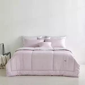 [닥스침구]모달 토니 핑크[6온스] 킹세트[퀼트이불+패드+베개커버]