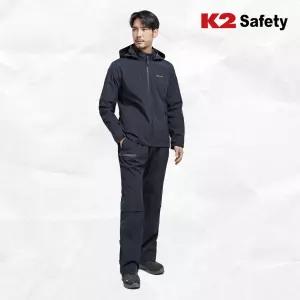 K2 SAFETY 레인쉘터셋업 세트 고기능성 방수 소재 상하의 세트로 구성 우의셋