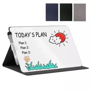 휴대용 자석 화이트보드 접이식 칠판 메모판 가죽커버 (WFJBRRP)