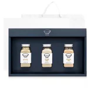 [롯데백화점]인정식탁 정성깃든 국내산 천연조미료 3종 선물세트 (멸치+보리새우+표고버섯)
