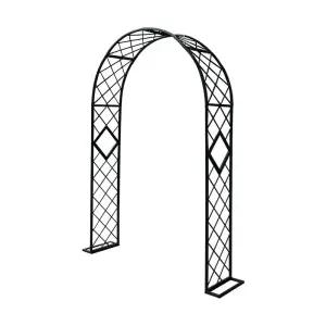 정원 장미를 위한 아치 철제 지지대 덩쿨 화단 가든 펜스 울타리