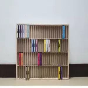 카세트테이프 보관 랙 수납장 25칸 진열장 슬롯 정리대 미디어 수납가능