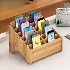 헌금봉투꽂이 교회 십일조 봉헌함 선반 거치대 12칸체리우드 디자인