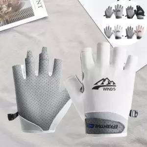 남성 자외선차단 반장갑 헬스 스포츠 자전거 미끄럼방지 등산 운전 반 장갑