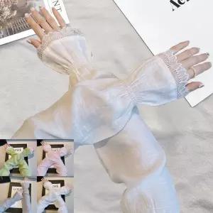 봄 여름 여성 팔토시 손등 면 레이스 쿨토시 자외선차단 토시 1+1