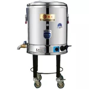 업소용 이동식 전기 40L 곰탕기계 육수 국통 사골 끓이기 수도꼭지