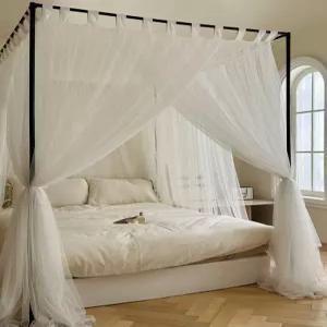 가림막 캐노피 침대 프레임 장식 그물 심플 디자인 브래킷