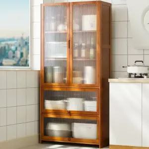 빈티지 유리 진열장 엔틱 인테리어 5단 80x42cm 그릇장 디스플레이