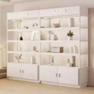 조명 포함 화장품 진열대 미용실네일샵 전시 장식장